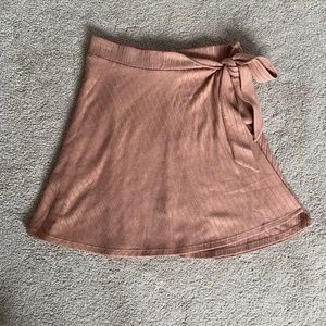 Layered Side-tie skirt